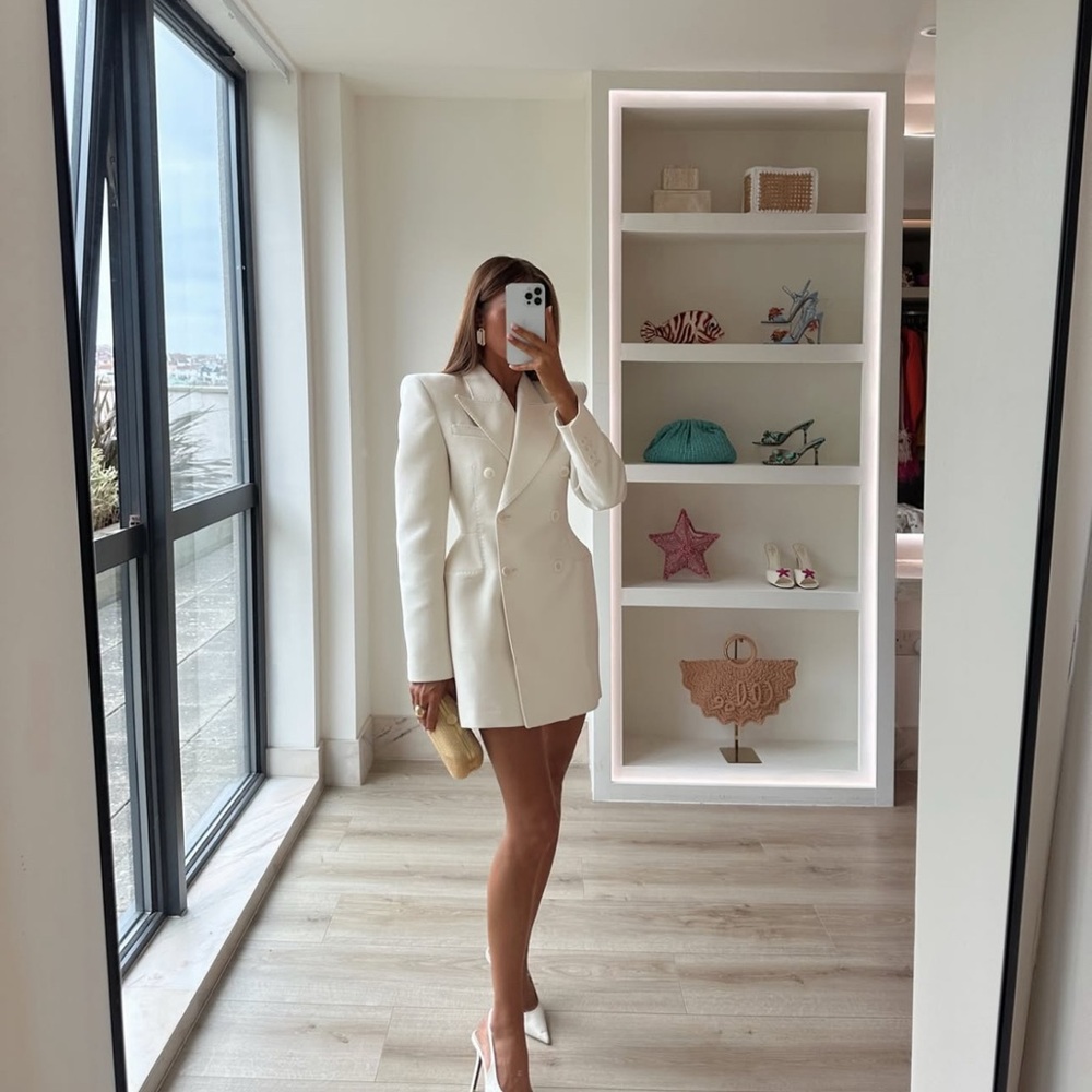 Zara White Mini Dress S